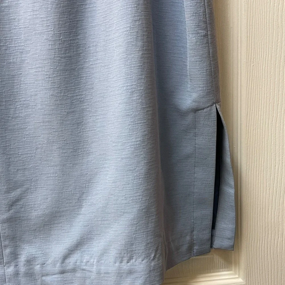 Vintage Tommy Bahama Women's 14 Textured Silk Light Blue Knee‎ Length Skirt